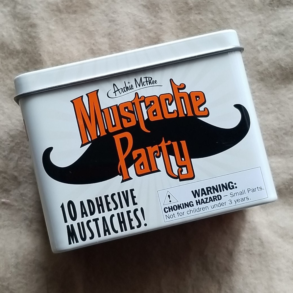 Mustache Party 10 adhesive mustaches